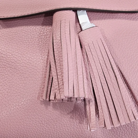 Tory Burch Pink Leather Backpack with Tassel NWT - Picture 15 of 16